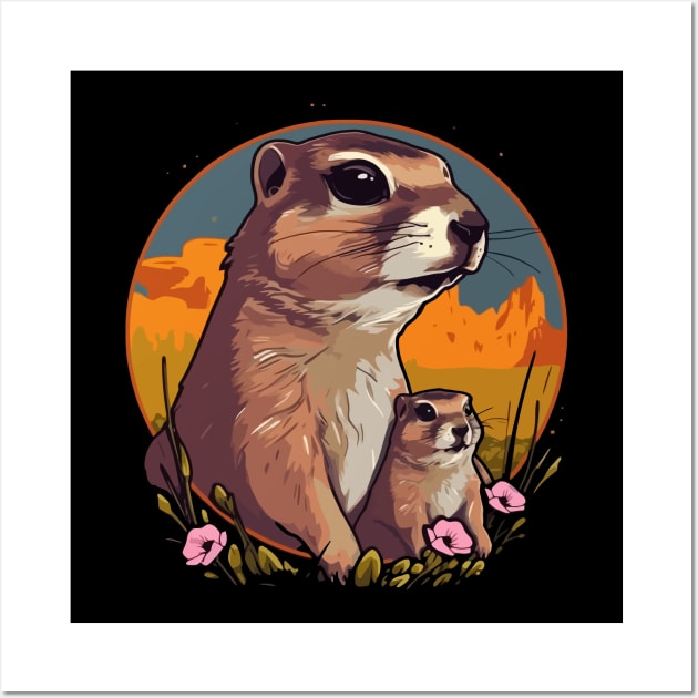 Prairie Dog Fathers Day Wall Art by JH Mart